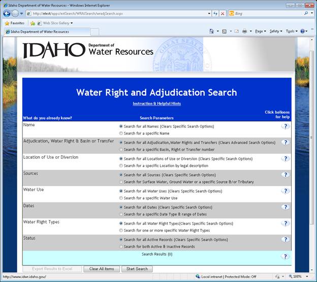 Idaho Department of Water Resources