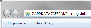 Using the APPDATA Environment Variable