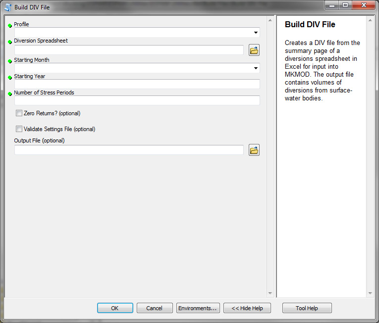 Build a DIV file dialog box